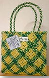 TLBAS-0010/Vangi Cross-Knot Big Check/V Design/S/M-w/without lining - Thalir Leed®