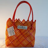 TLBAS-0010/Vangi Cross-Knot Big Check/V Design/S/M-w/without lining - Thalir Leed®