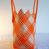 TLBAS-0010/Vangi Cross-Knot Big Check/V Design/S/M-w/without lining - Thalir Leed®