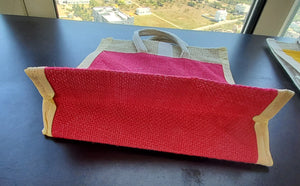 TLCB-006/Traditional Velcro Jute bag - Thalir Leed®