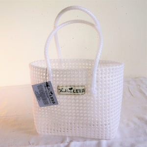 TLBAS-0036/Transparent Basket in White-Pearl - Thalir Leed®