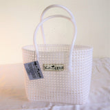 TLBAS-0036/Transparent Basket in White-Pearl - Thalir Leed®