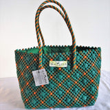 TLBAS-0045/Check-Cross Knot Basket - Thalir Leed®