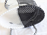 TLBAS-0051/Vengai Cross, Black & white basket - Thalir Leed®