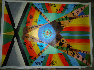 TLELI-Acrylic on Canvas - Thalir Leed®