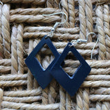 TLRJ-009/ square & triangle earrings - Thalir Leed®