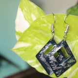TLRJ-009/ square & triangle earrings - Thalir Leed®
