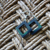 TLRJ-009/ square & triangle earrings - Thalir Leed®