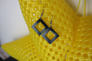 TLRJ-009/ square & triangle earrings - Thalir Leed®