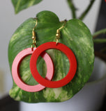 TLRJ-004/Rasin orange-3 pairs Earrings - Thalir Leed®