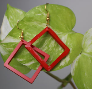 TLRJ-003/Rasin Square Earring - Thalir Leed®