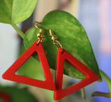 TLRJ-009/ square & triangle earrings - Thalir Leed®