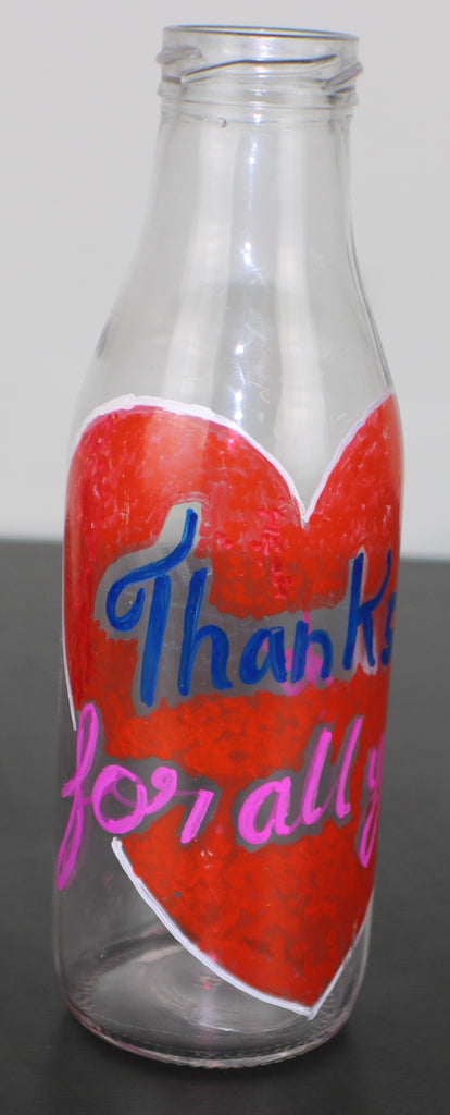 TLELI- Glass bottle painting for gift-DIY - Thalir Leed®