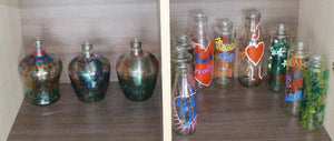 TLELI- Glass bottle painting for gift-DIY - Thalir Leed®