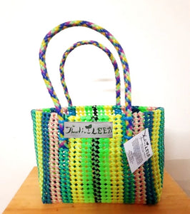 TLBAS-0044/Multi-Coloured Traditional Basket - Thalir Leed®