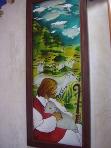 TLELI-Glass painting: Our Shepherd - Thalir Leed®
