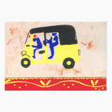 TLELI-Greeting card in Acrylic on handmade paper - Thalir Leed®