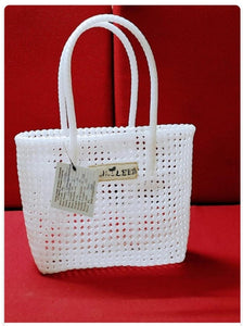 TLBAS-0036/Transparent Basket in White-Pearl - Thalir Leed®